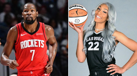 阿贾-威尔逊赞叹杜兰特历史得分超越乔丹